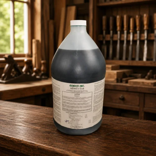 WRP Consolidating Utility Blend (CUB) epoxy consolidant used to penetrate, stabilize, and strengthen deteriorated or rotted wood before rebuilding.