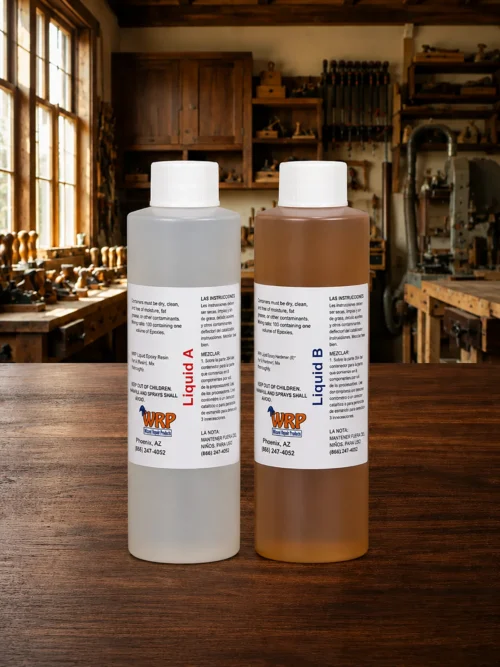 # WRP Product Catalog Photo – Prepare & Restore Series Edit this photo only. This is an IMAGE EDIT, not an image generation. The uploaded product photo is the source of truth and must remain exactly the same. ## ABSOLUTE REQUIREMENTS Do NOT: * Change, redraw, recreate, or replace the product. * Change the bucket, bottle, pouch, rods, labels, logos, packaging, colors, or proportions. * Change any wording or text on the labels. * Add or remove products. * Move the product to a different angle. * Crop the product. * Replace the original WRP branding. * Create new labels or packaging. * Change the size relationship between products. The product itself must remain identical to the original photograph. ## ONLY Improve Replace the existing background with a premium woodworking restoration workshop. ### Scene The product is sitting on a rich walnut hardwood workbench with visible natural wood grain. Behind the product is a softly blurred professional woodworking restoration shop featuring: * reclaimed wood beams * window sash components * woodworking benches * clamps * chisels * hand planes * restoration tools * neatly organized shelves * aged wood samples * subtle workshop details The workshop should feel authentic, warm, clean, and premium. Do NOT clutter the background. ## Lighting Professional editorial commercial product photography. Warm natural daylight entering from the left side of the workshop. Soft fill lighting from the right. Natural realistic shadows beneath the product. Very subtle reflection on the wooden workbench. No harsh shadows. No dramatic lighting. ## Camera Shot on a Sony A1 50mm prime lens f/2.8 aperture Eye-level camera angle. Keep the exact perspective from the original photo. The product must remain perfectly sharp. The workshop background should have a shallow depth of field with a soft natural blur. ## Color Grading Warm walnut wood tones. Natural colors. Slightly warm white balance. Premium industrial catalog look. No oversaturation. No HDR effect. No artificial sharpening. No CGI appearance. ## Cleanup Remove dust, fingerprints, glare, scratches, sensor dust, and minor imperfections while preserving every original detail of the product. ## Final Goal Create a premium commercial catalog photograph suitable for the WRP website and printed marketing materials. The final image should look like it was professionally photographed in a high-end woodworking restoration workshop while preserving the original WRP product exactly as photographed. The viewer should immediately understand that this product is part of the "Prepare & Restore" stage of the WRP Wood Repair System.