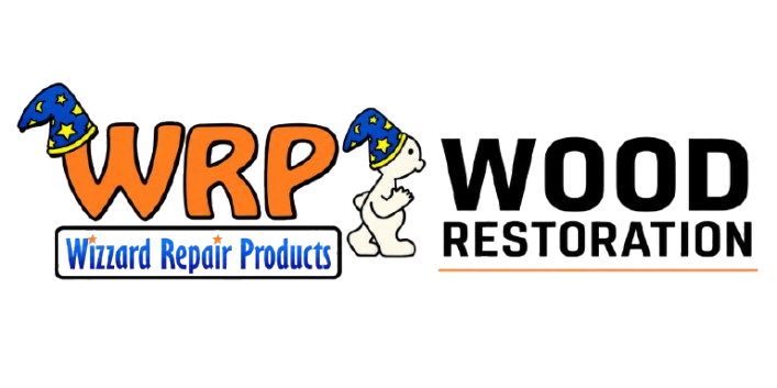WRP Wood Restoration horizontal logo for Wizzard Repair Products
