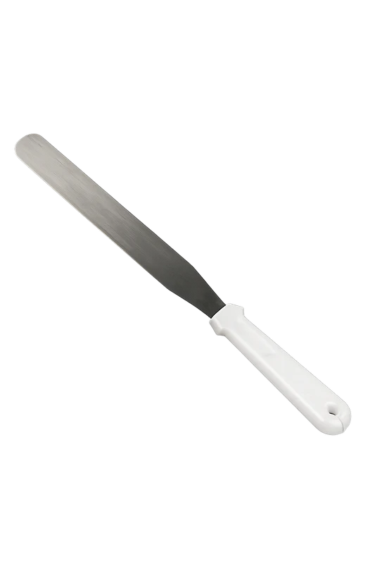 Putty knife used to shape and smooth WRP epoxy wood repair